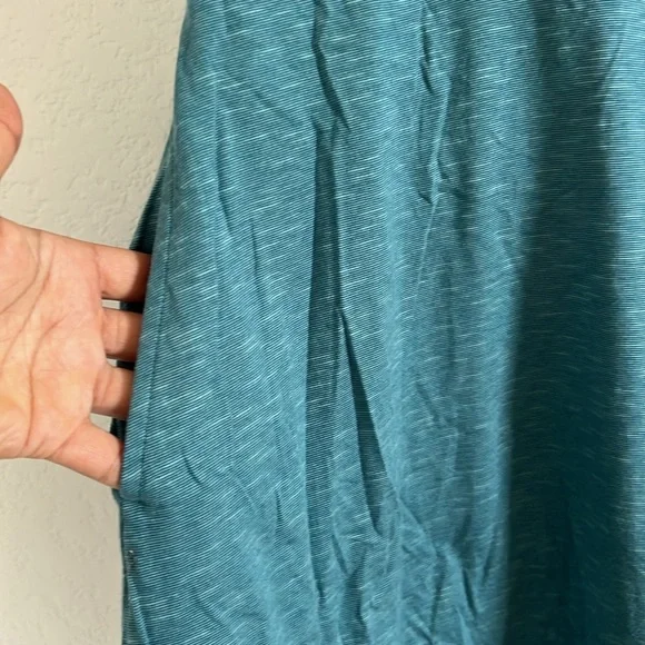 Toad&Co Cue Wrap Sleeveless Dress In Hydro Color . Size Large - Picture 5 of 11